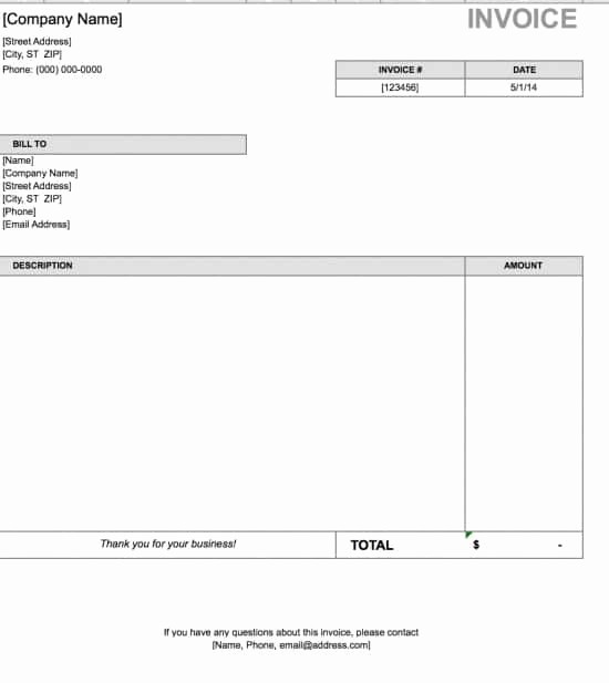 Free Invoice Template for Excel Unique How to Make Invoice Template Denryokufo