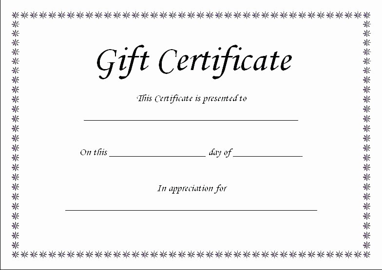Free Massage Gift Certificate Template Fresh Holiday Massage Gift Certificate Template