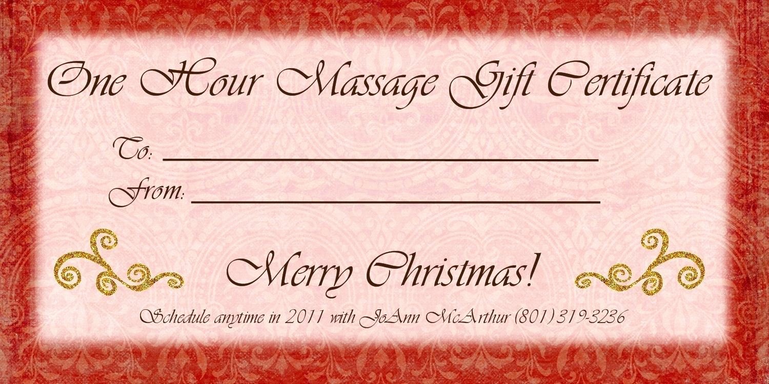 Free Massage Gift Certificate Template New Template Printable Gift Certificate Template Word