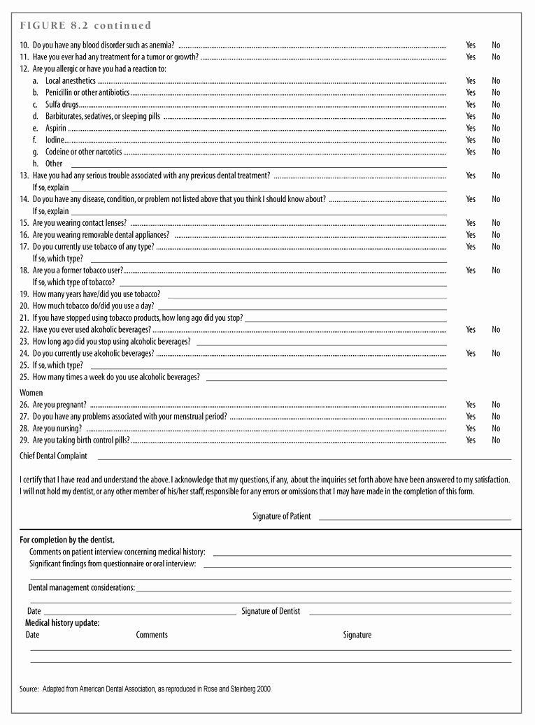 Free Medical History form Template New Medical History form – Templates Free Printable