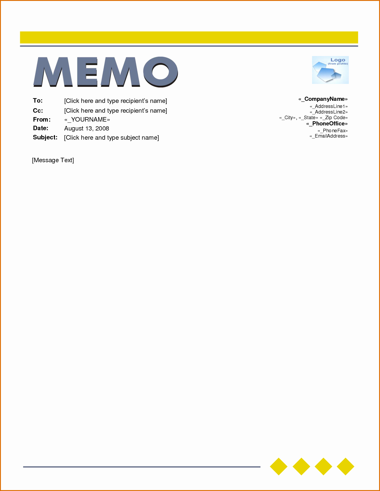 Free Memo Template for Word Lovely 7 Free Memo Template