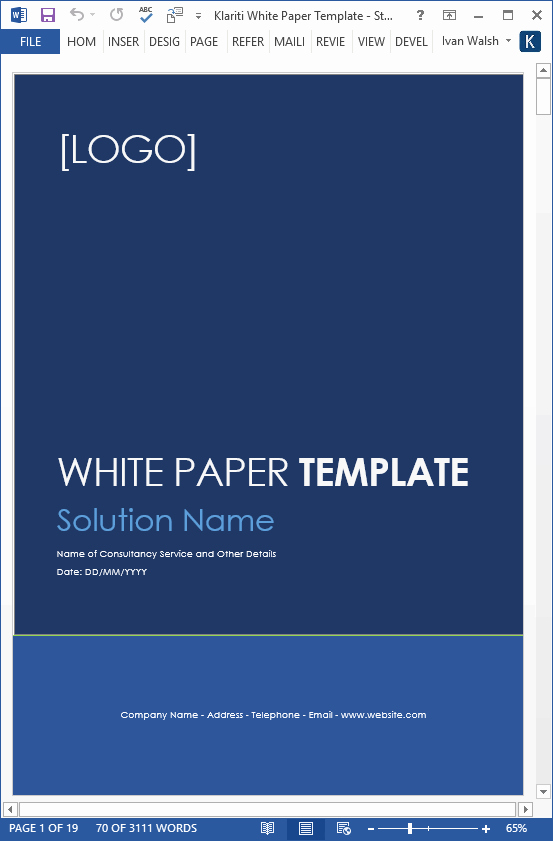 Free Microsoft Templates for Word Beautiful White Papers – Ms Word Templates & Free Tutorials