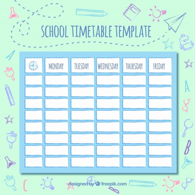Free Middle School Schedule Maker Best Of Cute School Schedule Vector