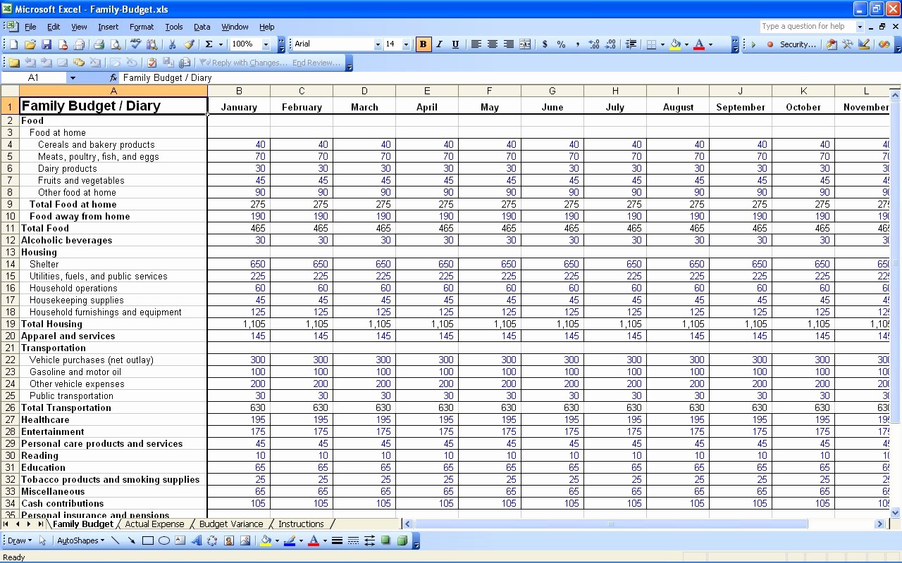Free Monthly Household Budget Template Lovely Template Bud Spreadsheet Spreadsheet Templates for