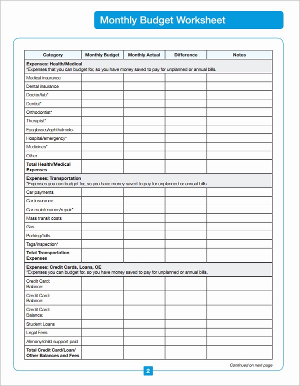 Free Monthly Household Budget Template Luxury Bud Worksheet Template