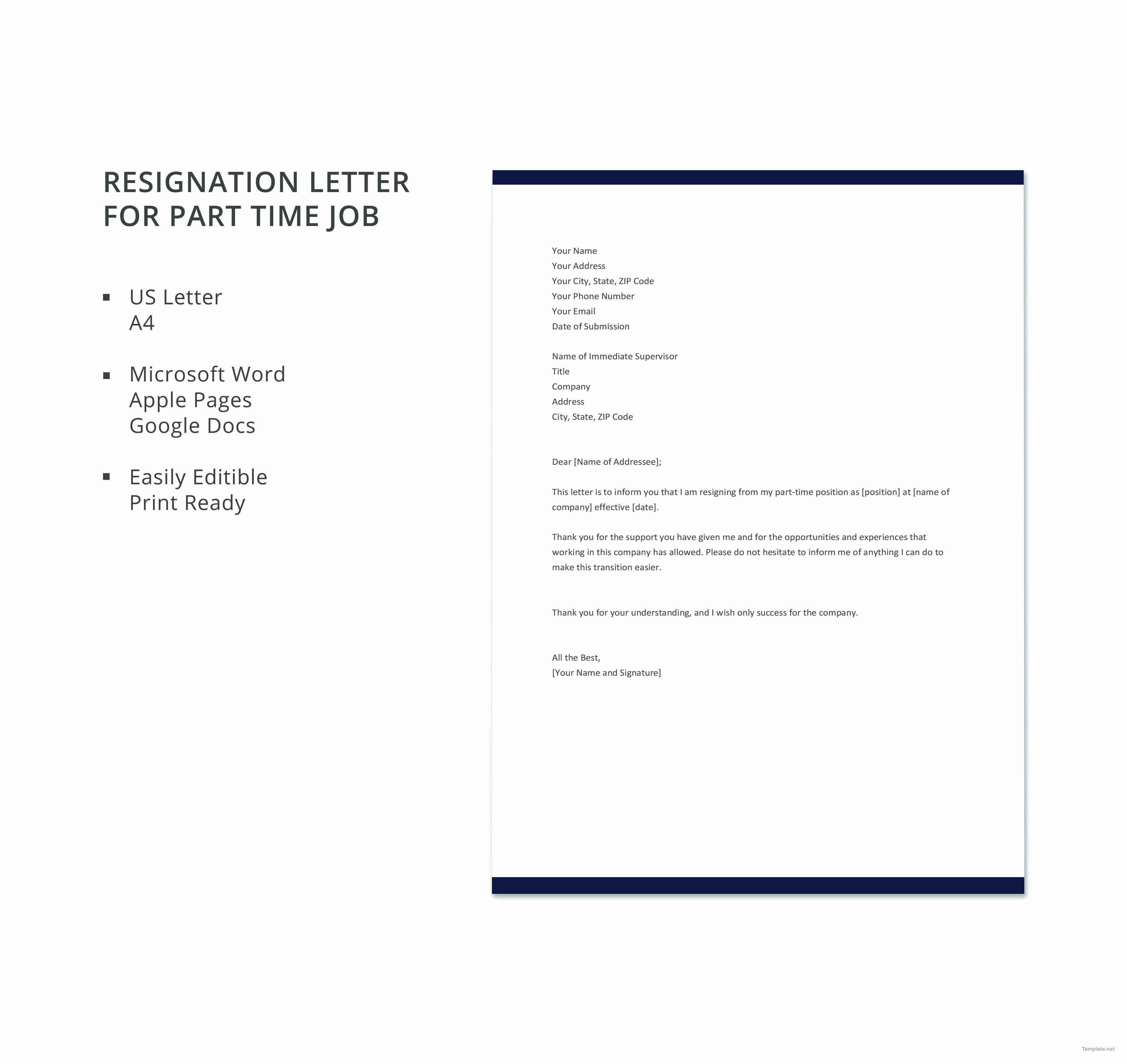 Free Ms Word Letter Templates Elegant Free Resignation Letter Template Microsoft Word Download