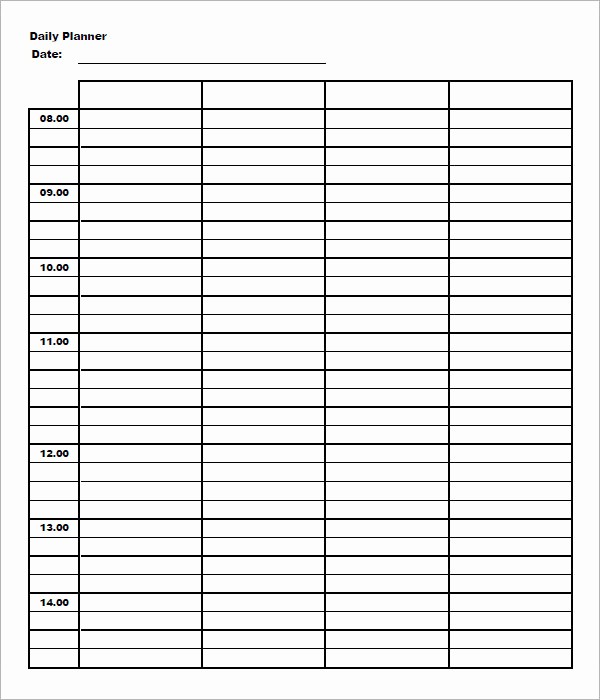 Free Online Weekly Schedule Maker Awesome 23 Printable Daily Schedule Templates – Pdf Excel Word