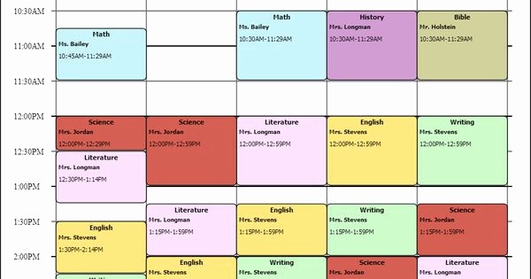 Free Online Weekly Schedule Maker Beautiful Line Weekly Class Scheduling Template I Used the Free