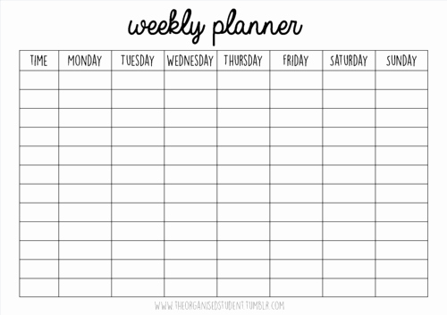 Free Online Weekly Schedule Maker Elegant Weekly Calendar Maker