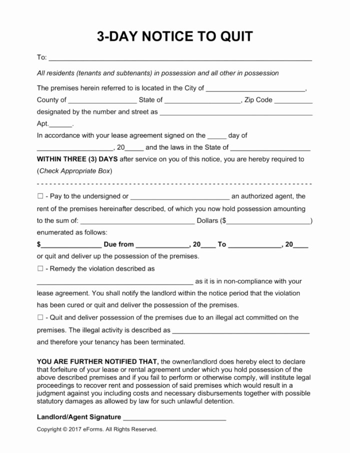Free Pay or Quit Notice Awesome 3 Day Pay Quit Notice form Templates Resume