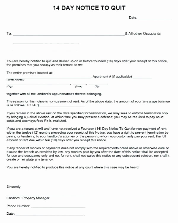 Free Pay or Quit Notice New Va Pay Quit Notice form Template Image Result for