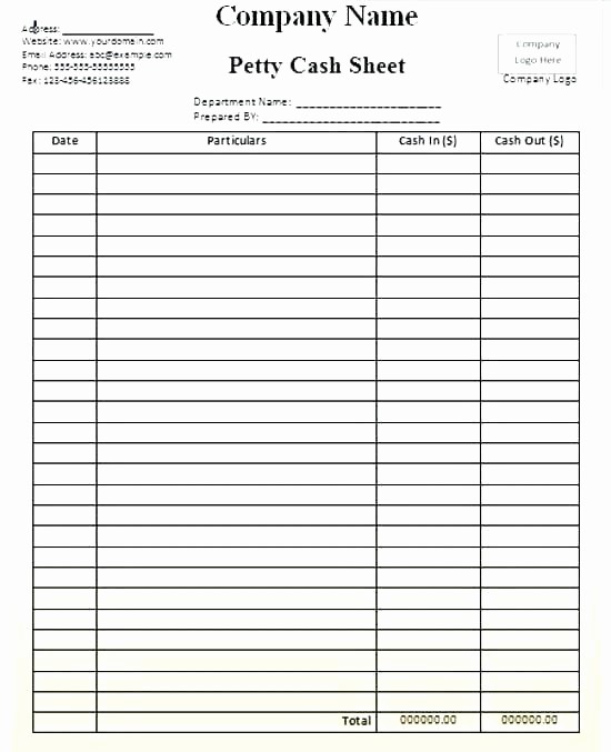 Free Petty Cash Log Sheet Beautiful Monthly Cash Tracker Template Flow Spreadsheet Related
