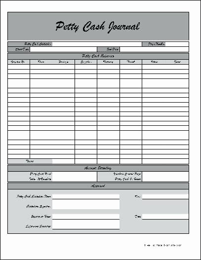 Free Petty Cash Log Sheet Inspirational Printable Petty Cash Log Record Sheet form – Rightarrow