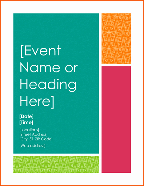 Free Poster Templates for Word New 8 Free Flyer Templates for Word Bookletemplate