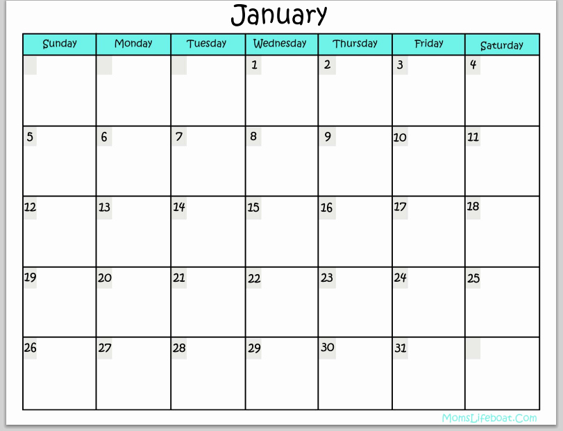 Free Printable 12 Month Calendar Beautiful 6 Best Of 12 Month Calendar Printable Free Blank