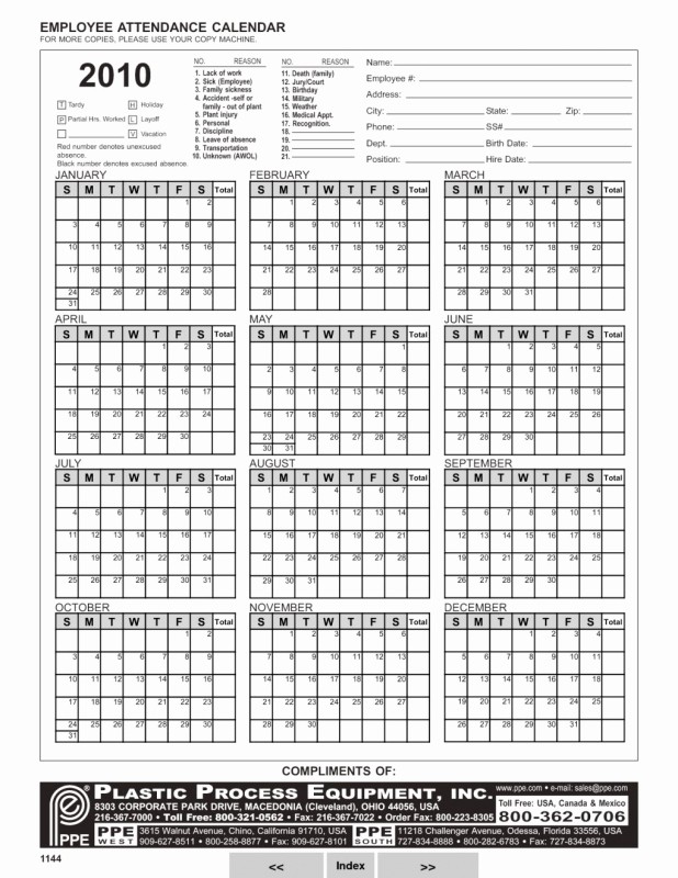 Free Printable 2016 attendance Calendar Beautiful Free attendance Calendars 2016 Free Calendar Template