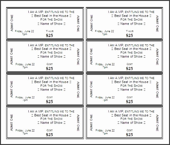 Free Printable Admission Ticket Template Best Of 11 Ms Word Raffle Ticket Template Sampletemplatess