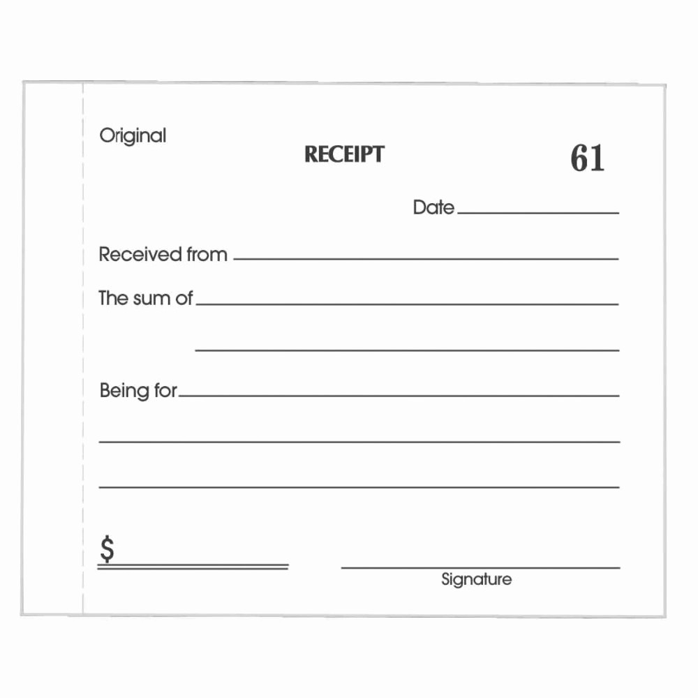 Free Printable Cash Receipt Template Unique 5 Cash Receipt Templates Excel Pdf formats