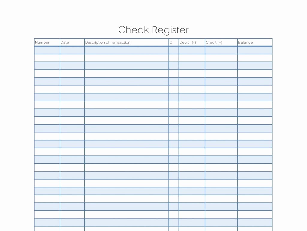Free Printable Checkbook Register Template Beautiful 5 Printable Check Register Templates formats Examples