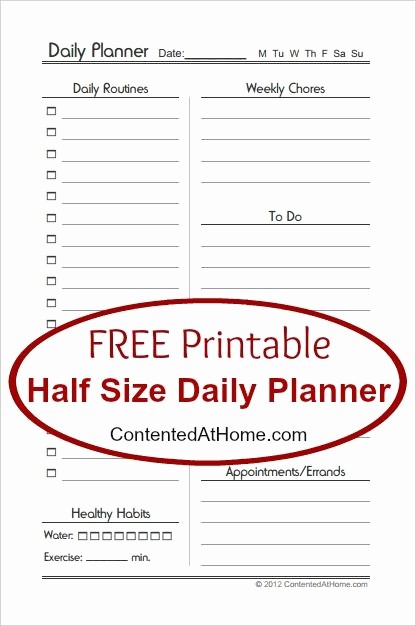 Free Printable Daily Calendar 2015 Best Of 1000 Images About Daily Planner A5 On Pinterest