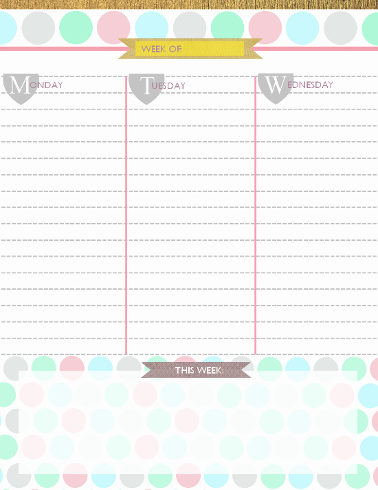 Free Printable Daily Calendar 2015 New 6 Best Of Free 2015 Printable Daily Planner 2015
