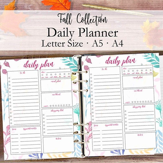 Free Printable Daily Calendar 2018 New Daily Planner 2018 to Do List Printable Planner Pages 2018