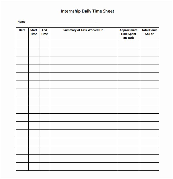 Free Printable Daily Time Sheets Beautiful How to Make An Hourly Time Sheet In Excel Free Printable