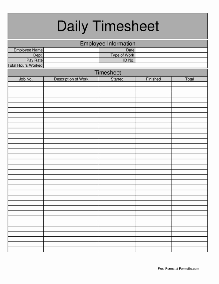 Free Printable Daily Time Sheets New Basic Daily Timesheet 1 728×942