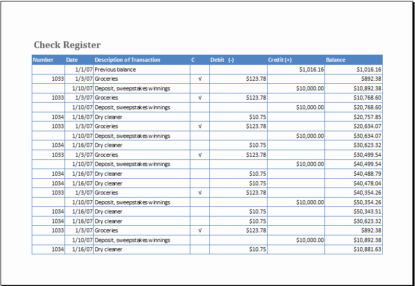 Free Printable Debit Card Register Elegant Ms Excel Checkbook Register Template