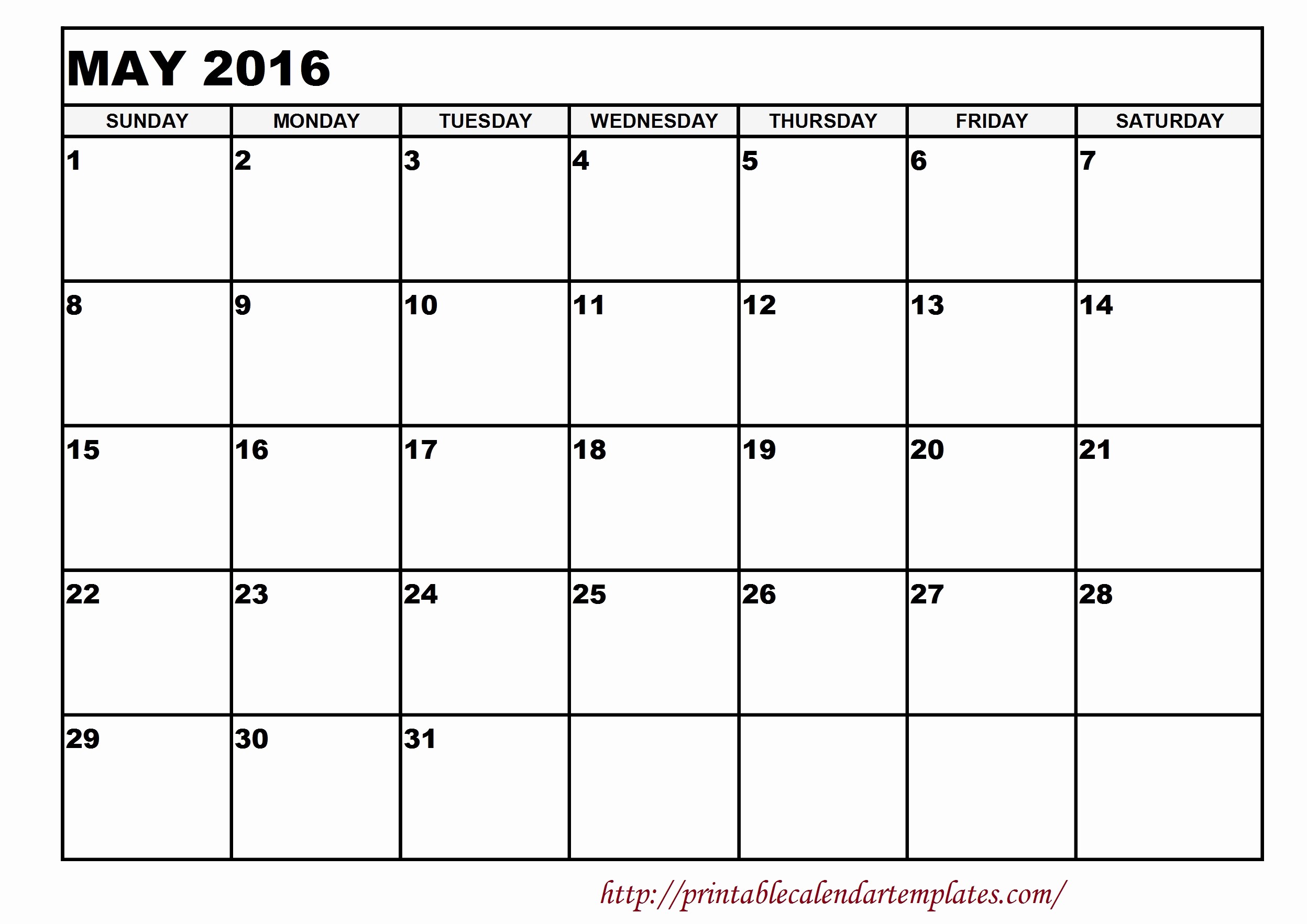Free Printable Editable Calendar 2016 Beautiful May 2016 Editable Templates