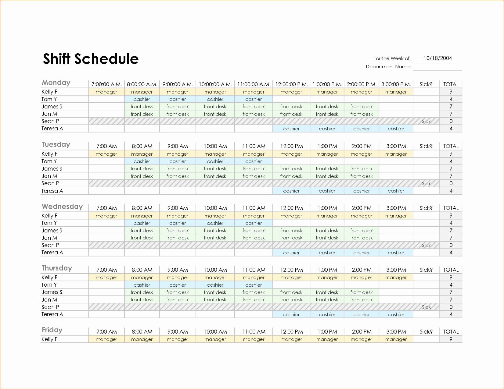 Free Printable Employee Schedule Template Luxury 8 Monthly Schedule Template