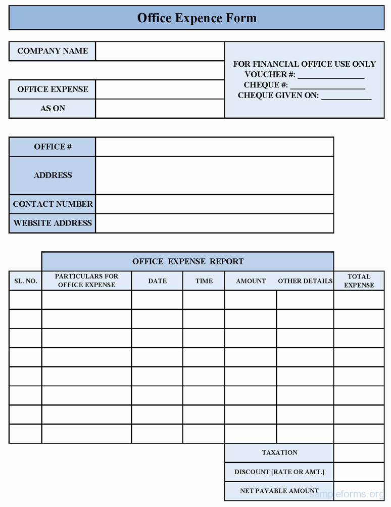 Free Printable Expense Report forms Luxury 5 Best Of Free Printable Business Expense forms