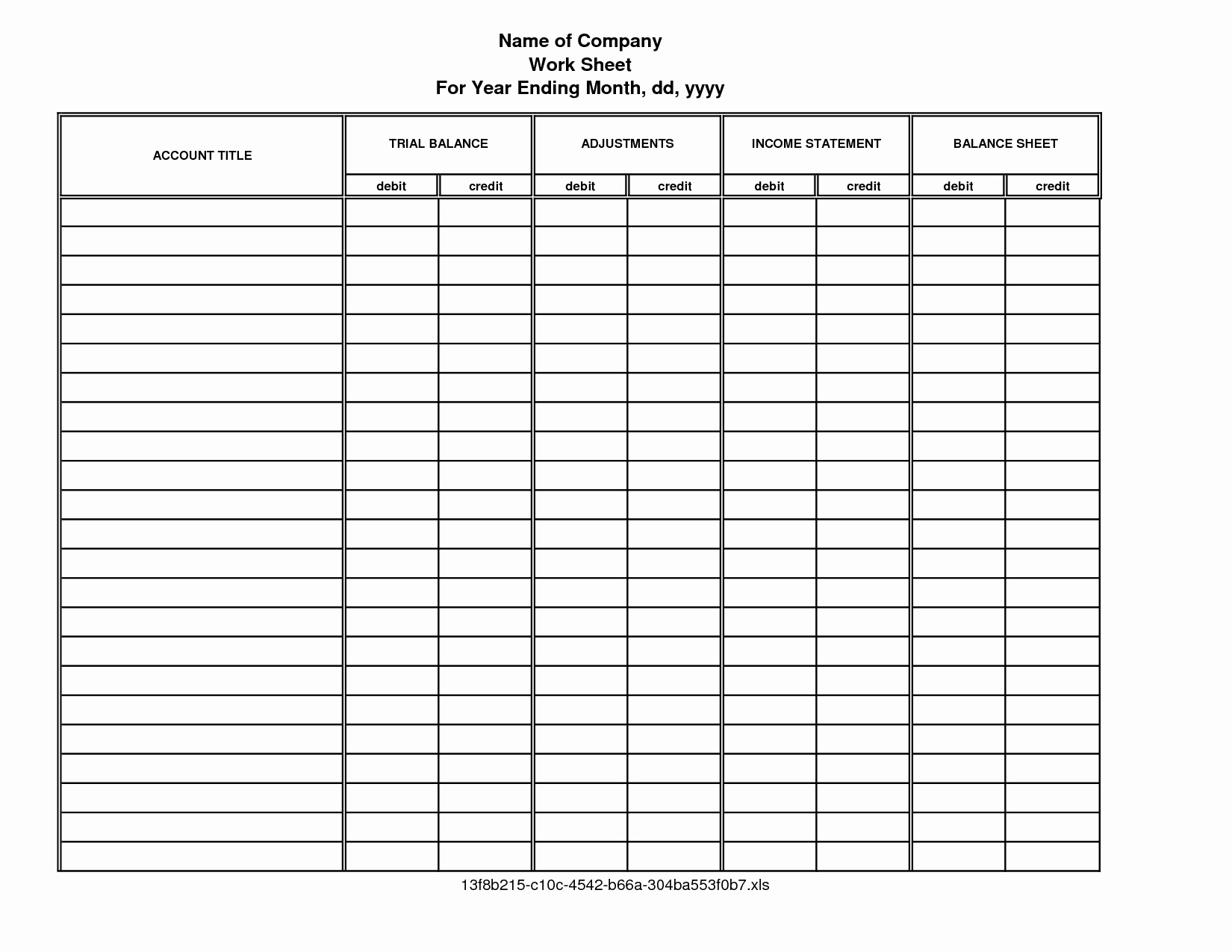 Free Printable General Ledger Template Lovely Free Printable Accounting Ledger Sheets