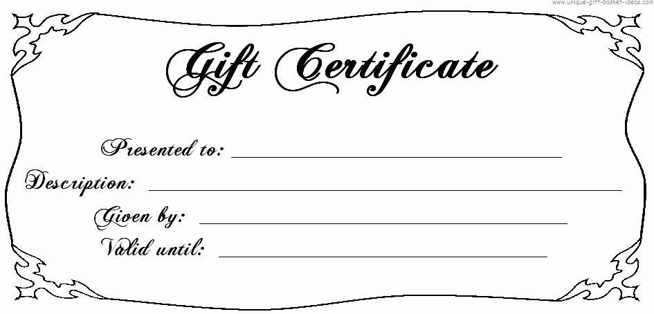 Free Printable Gift Card Template Lovely Printable Gift Certificates Templates Free