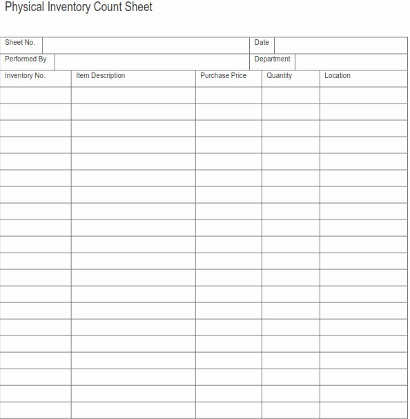 Free Printable Inventory Sheets Pdf Lovely 8 Best Of Printable Inventory Template Free