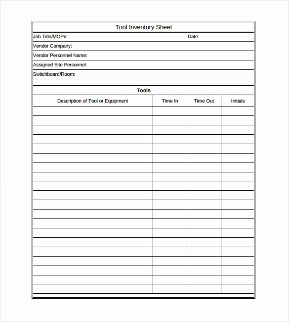 Free Printable Inventory Sheets Pdf Lovely Inventory Template – 25 Free Word Excel Pdf Documents