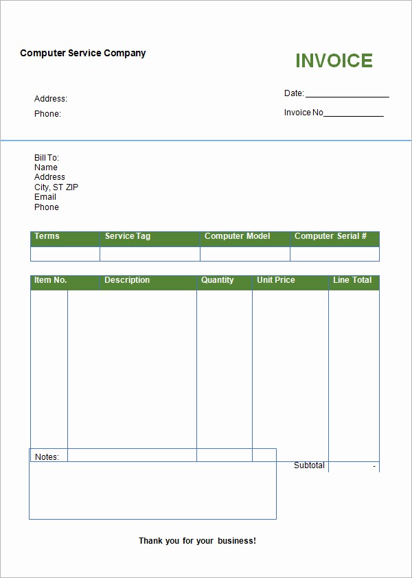 Free Printable Invoice Templates Word Fresh Invoice format In Word Free Download