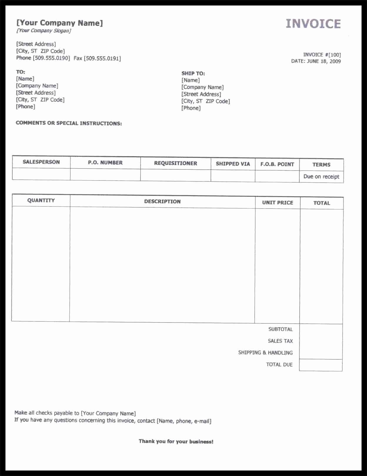 Free Printable Invoice Templates Word New Self Employed Invoice Template Excel