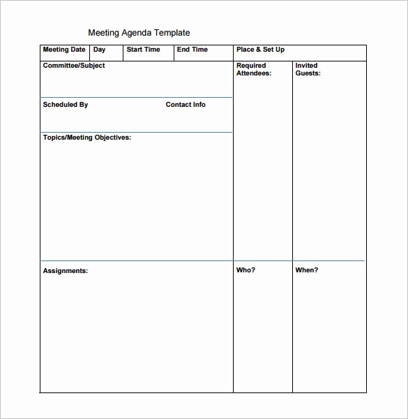 Free Printable Meeting Minutes Template Best Of 18 Meeting Schedule Templates Doc Excel Pdf