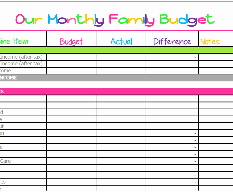 Free Printable Monthly Budget Template Unique Bud Templates What Mommy Does