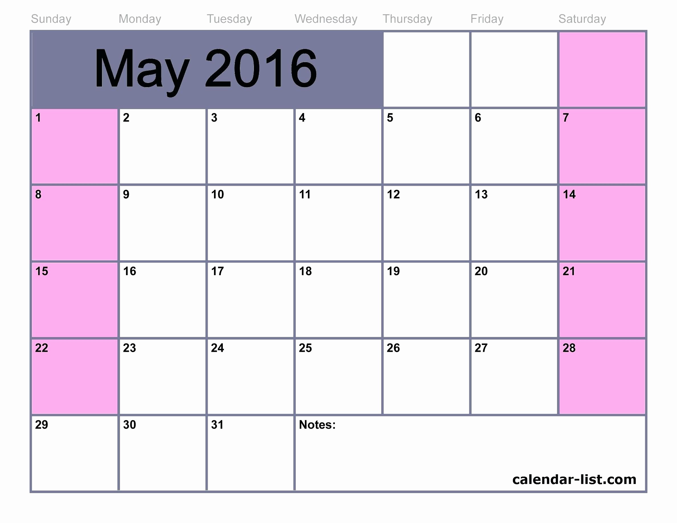 Free Printable Monthly Calendar Templates Fresh Best Free Customizable Printable Calendar