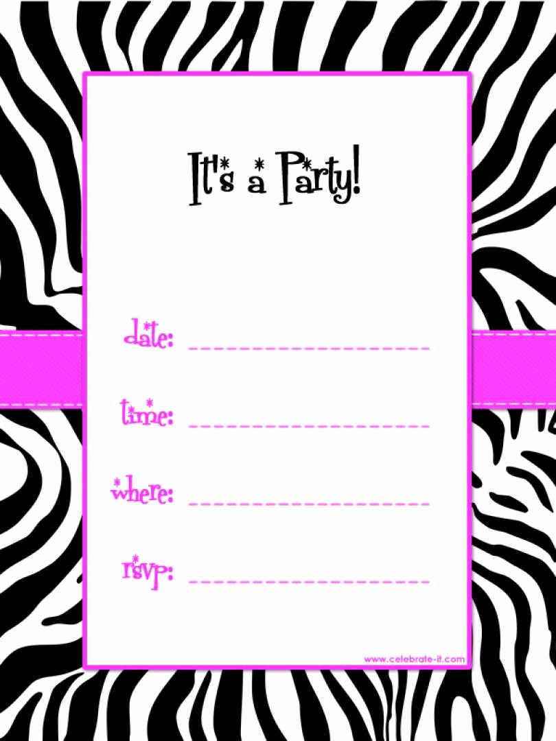 Free Printable Party Invitations Templates Luxury 50 Free Birthday Invitation Templates – You Will Love