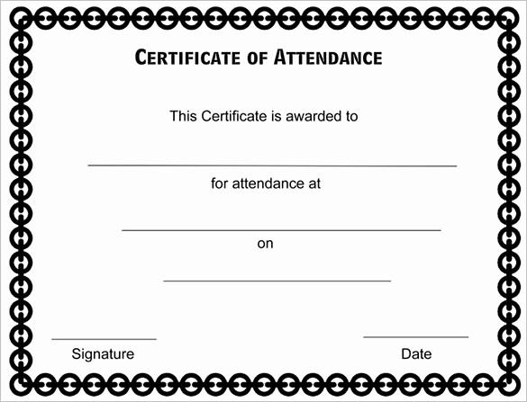Free Printable Perfect attendance Certificates Awesome 21 attendance Certificate Templates Doc Pdf Psd