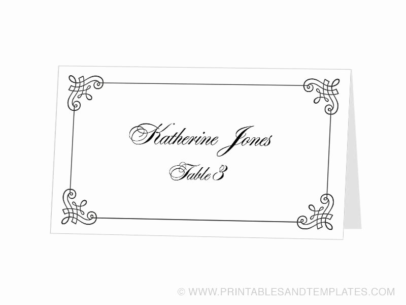 Free Printable Table Tent Cards Unique Avery Table Tents Template to Pin On Pinterest