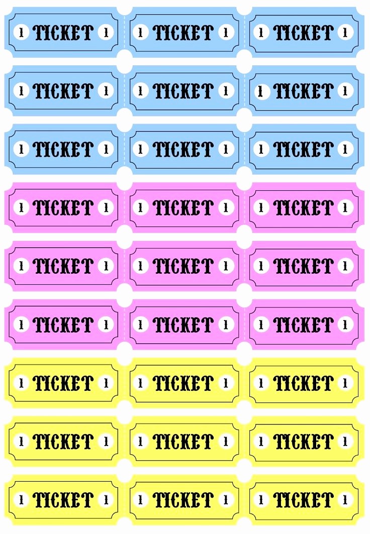 4 Tickets To Print Out Ailey Vonnie