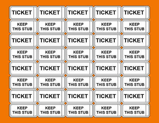 Free Printable Tickets with Numbers Inspirational Avery Printable Tickets Raffle Tickets without Numbers