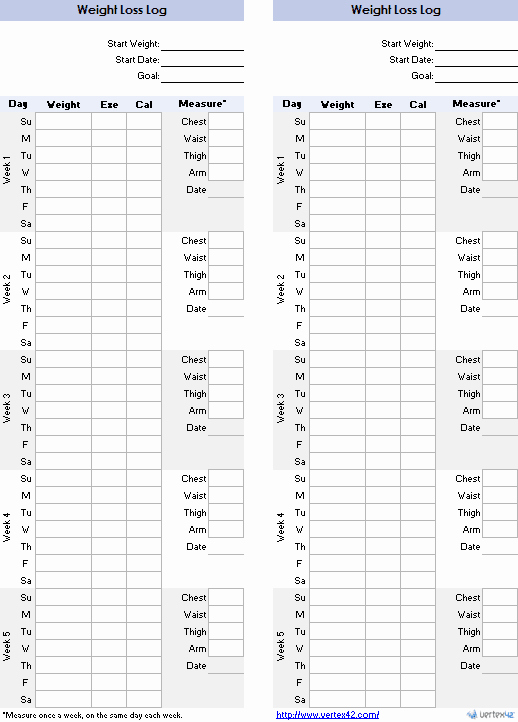 Free Printable Weight Loss Tracker Awesome Weight Loss Chart Free Printable Weight Loss Charts and