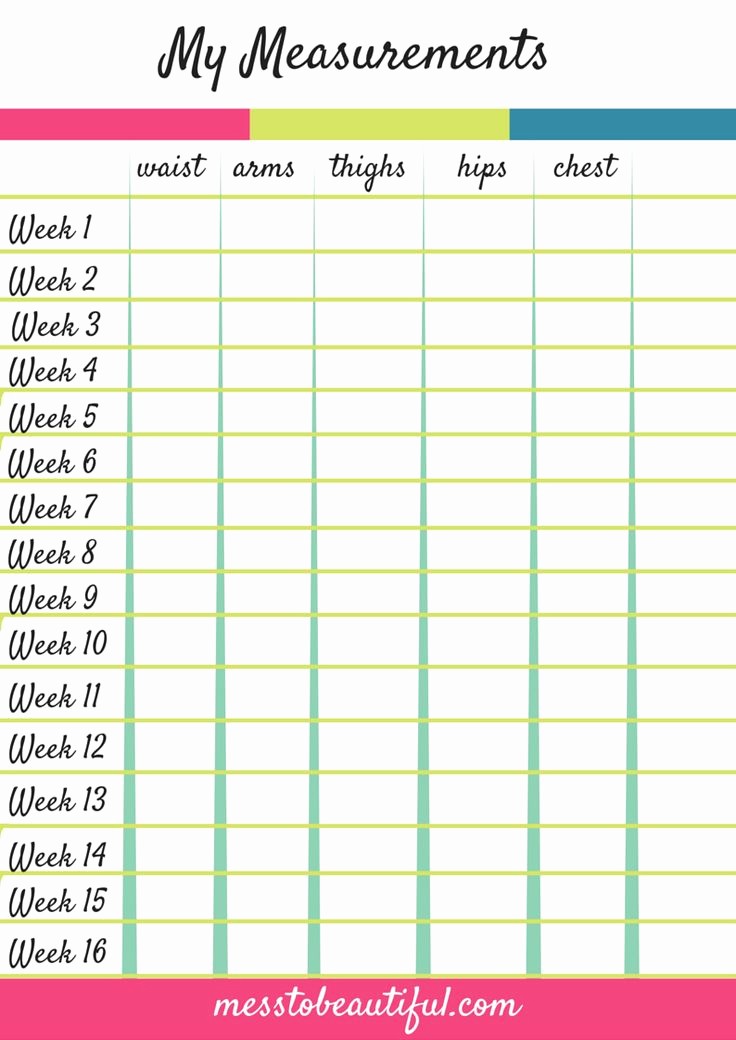 Free Printable Weight Loss Tracker Best Of Best 25 Body Measurement Chart Ideas On Pinterest