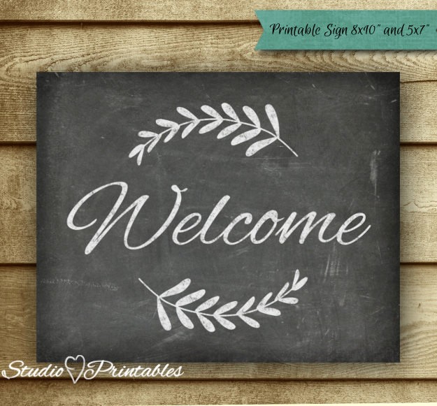 Free Printable Welcome Home Signs Lovely Printable Chalkboard Wel E Sign Chalkboard Art Print