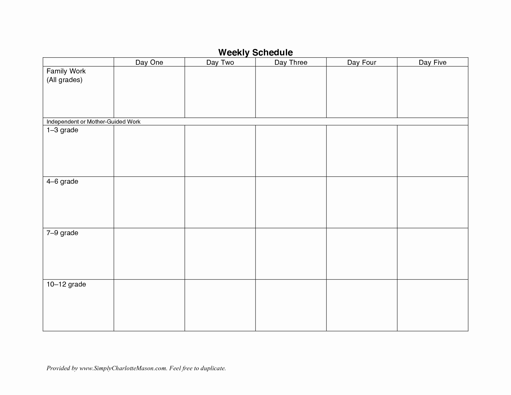 Free Printable Work Schedule Templates Inspirational 7 Best Of Weekly Class Schedule Templates Free